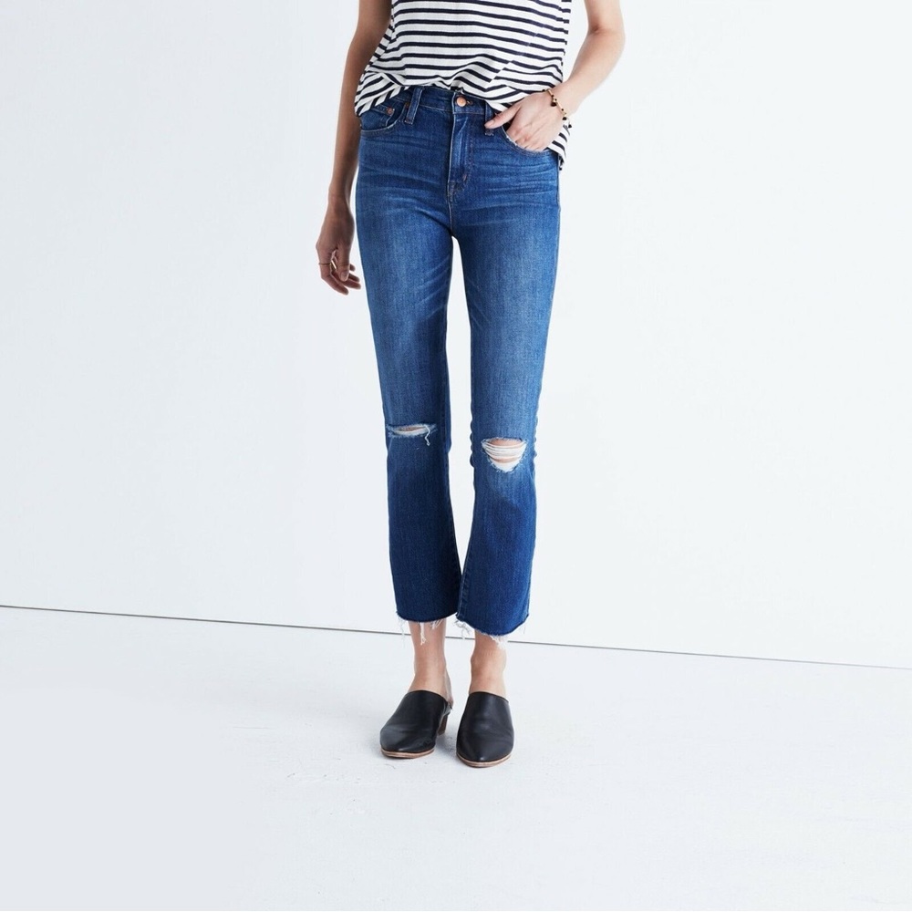 Madewell 10" High Riser Demi Boot Jeans - sz 30